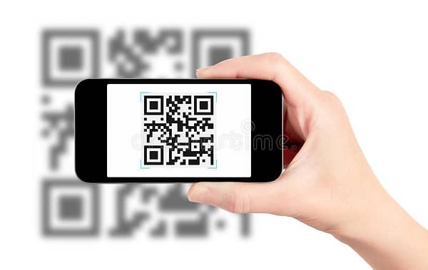 scan QR code mobile phone